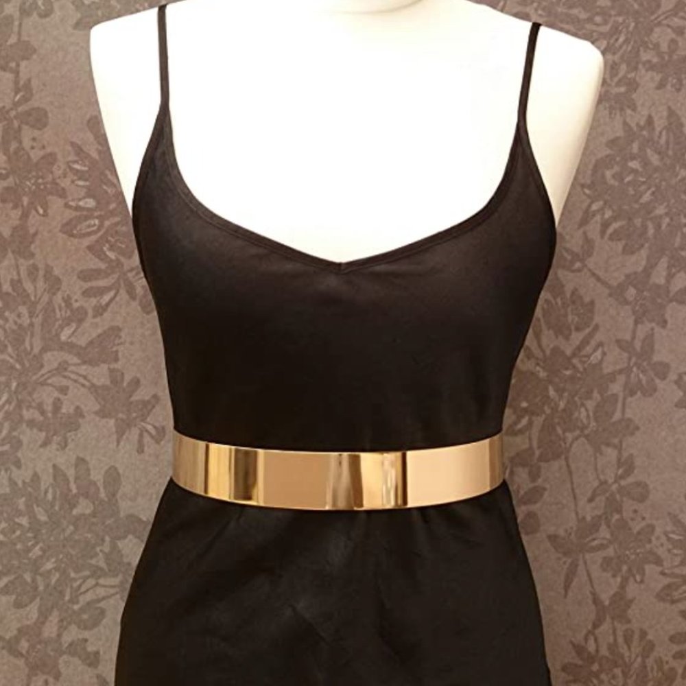 Gold Metal Belt - 3.5 cm